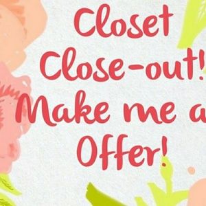 Closet close out...